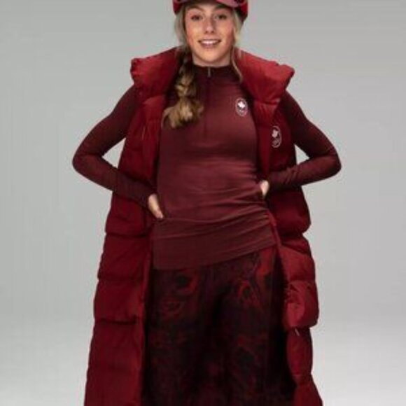 NWT Lululemon Team Canada Transformable Parka Vest Beijing 2022 - Picture 7 of 7